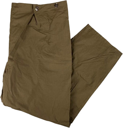 Pantalone donna Ballantyne - 3/4 - 2 tasche - Tinta Unita - Colore verde Militare