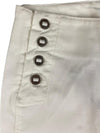Pantalone donna Kiltie - 3/4 - Tinta Unita - Colore bianco