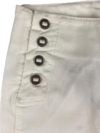 Pantalone donna Kiltie - 3/4 - Tinta Unita - Colore bianco