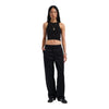 DRDENIM pantalone dr.denim hill pant - black da donna