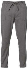 Pantalone Enrico Gessato Grigio Pantalone Cuoco Rigato