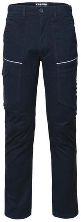 Pantalone Invernale R-Stretch Blu Pantalone da Lavoro con Tasconi Elasticizzato