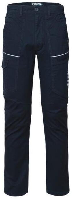 Pantalone Invernale R-Stretch Blu Pantalone da Lavoro con Tasconi Elasticizzato
