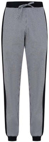Pantalone Ivan Pied de Poule Pantalone Cuoco a Quadretti con Coulisse Elastici sulle Caviglie