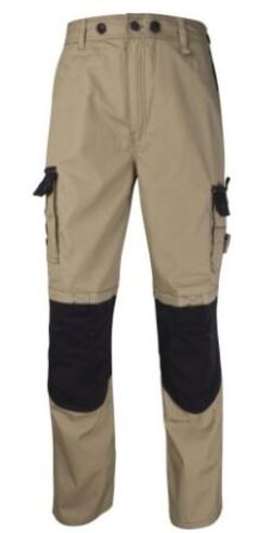 Pantalone Mache 5 Beige Taglia 3XL Pantalone da Lavoro con Tasconi Muratore Imbianchino