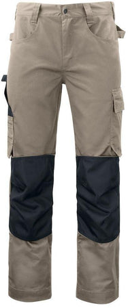 Pantalone Multitasche Beige Projob Pantalone da Lavoro con Rinforzi sulle Ginocchia
