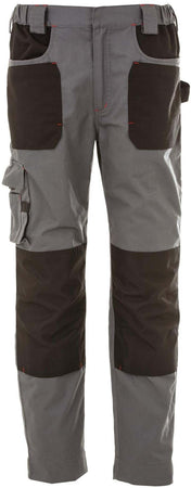 Pantalone Riad Grigio Multitasche Stretch Pantalone Meccanico Officina Magazziniere Elettricista