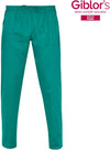 Pantalone Rodi Verde Tessuto Satin Uomo Medico Farmacista Dentista Infermiere