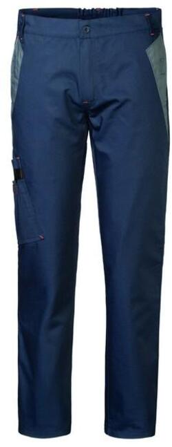 Pantalone Silverstone Blu/Grigio Pantalone da Lavoro con Tascone Meccanico Elettricista Magazziniere Officina Industria