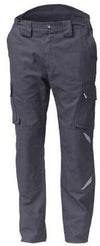 Pantalone Task 2 Grigio Pantalone da Lavoro con Tasconi Elasticizzato
