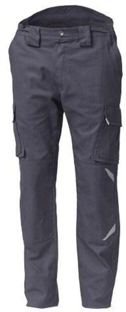Pantalone Task 2 Grigio Pantalone da Lavoro con Tasconi Elasticizzato