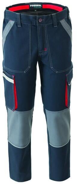 Pantalone UltraFlex Blu Elasticizzato Meccanico Gommista Carrozziere Elettricista Pantalone da Lavoro