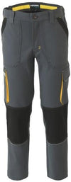 Pantalone UltraFlex Grigio Elasticizzato Meccanico Gommista Carrozziere Elettricista Pantalone da Lavoro