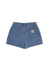 OBEY Pantalone Corto Donna W Dania Short Light Indigo da donna