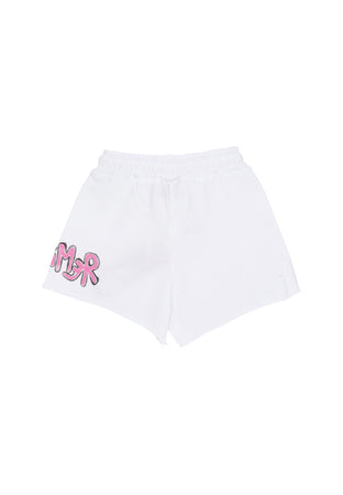 DISCLAIMER Pantalone Corto Donna W Logo Short White da donna