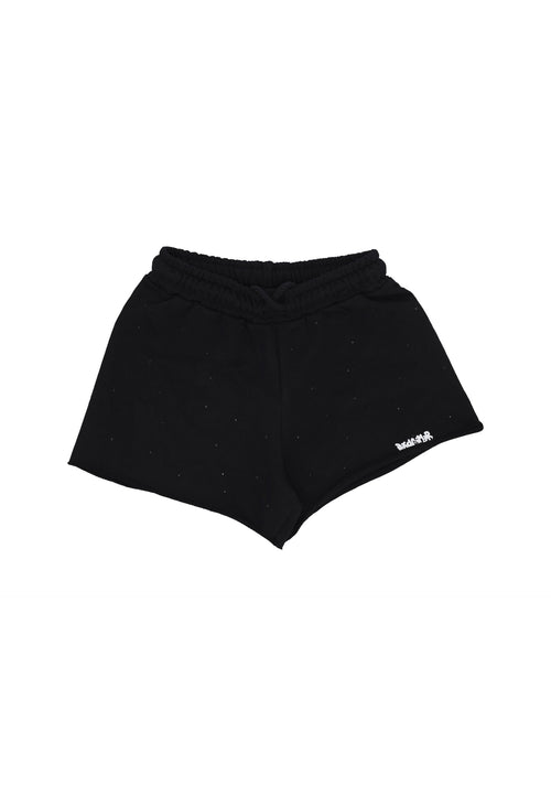 DISCLAIMER Pantalone Corto Donna W Mini Logo Short Black da donna