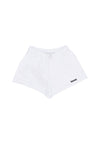DISCLAIMER Pantalone Corto Donna W Mini Logo Short White da donna