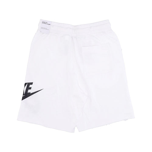 Nike Pantalone Corto Tuta Uomo Club Alumni Hbr Ft Short White/white/black da uomo