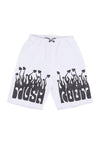 MUSHROOM Pantalone Corto Tuta Uomo Flame Bermuda White da uomo