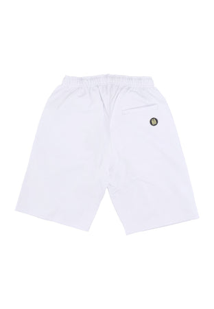 MUSHROOM Pantalone Corto Tuta Uomo Flame Bermuda White da uomo