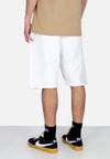 MUSHROOM Pantalone Corto Tuta Uomo Flame Bermuda White da uomo