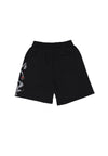 DOLLY NOIRE Pantalone Corto Tuta Uomo Kali Sweatshorts Black da uomo