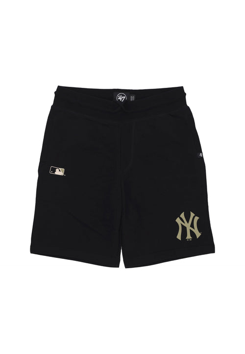 47 BRAND Pantalone Corto Tuta Uomo Mlb Imprint Helix Shorts Neyyan Jet Black da uomo