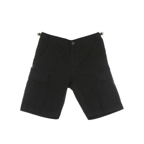 CARHARTT WIP Pantalone Corto Uomo Aviation Short Black Rinsed da uomo