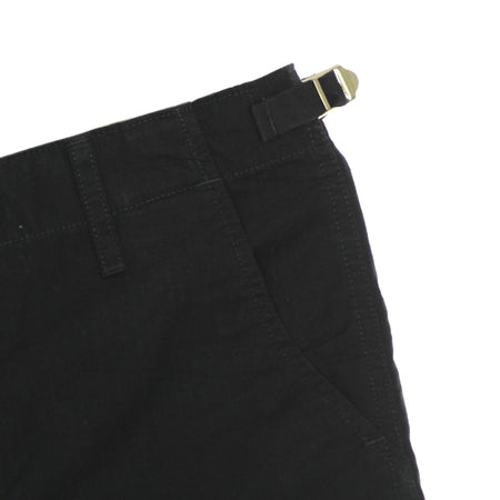 CARHARTT WIP Pantalone Corto Uomo Aviation Short Black Rinsed da uomo