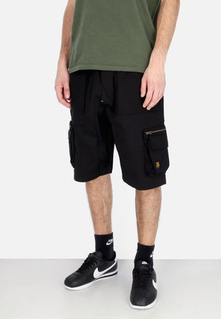 5TATE OF MIND Pantalone Corto Uomo Cargo Shorts Black da uomo