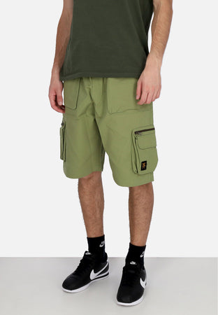 5TATE OF MIND Pantalone Corto Uomo Cargo Shorts Military Green da uomo