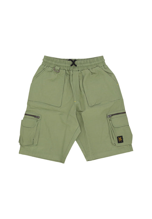 5TATE OF MIND Pantalone Corto Uomo Cargo Shorts Military Green da uomo