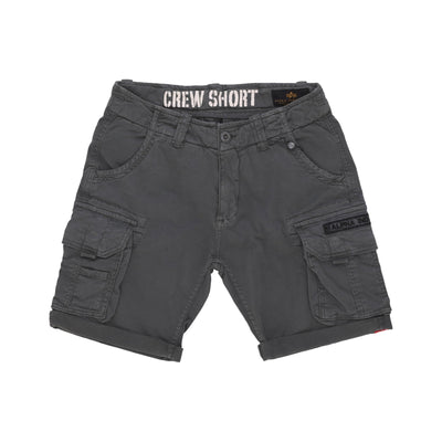ALPHA INDUSTRIES Pantalone Corto Uomo Crew Short Vintage Grey da uomo