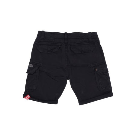 ALPHA INDUSTRIES Pantalone Corto Uomo Crew Short Black da uomo