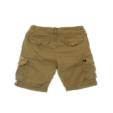 ALPHA INDUSTRIES Pantalone Corto Uomo Crew Short Khaki da uomo