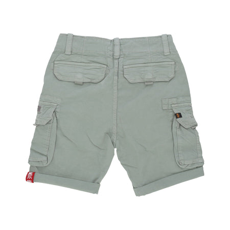 ALPHA INDUSTRIES Pantalone Corto Uomo Crew Short Dusty Green da uomo