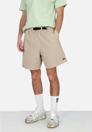 OBEY Pantalone Corto Uomo Easy Pigment Trail Short Pigment Silver Grey da uomo
