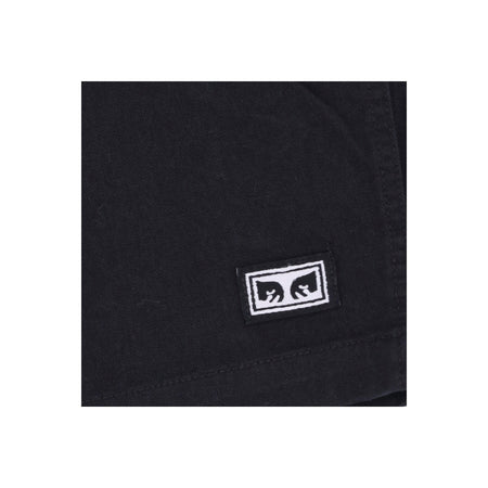 OBEY Pantalone Corto Uomo Easy Relaxed Twill Short Black da uomo