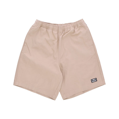 OBEY Pantalone Corto Uomo Easy Relaxed Twill Short Irish Cream da uomo