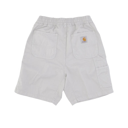 CARHARTT WIP Pantalone Corto Uomo Flint Short Sonic Silver Garment Dyed da uomo