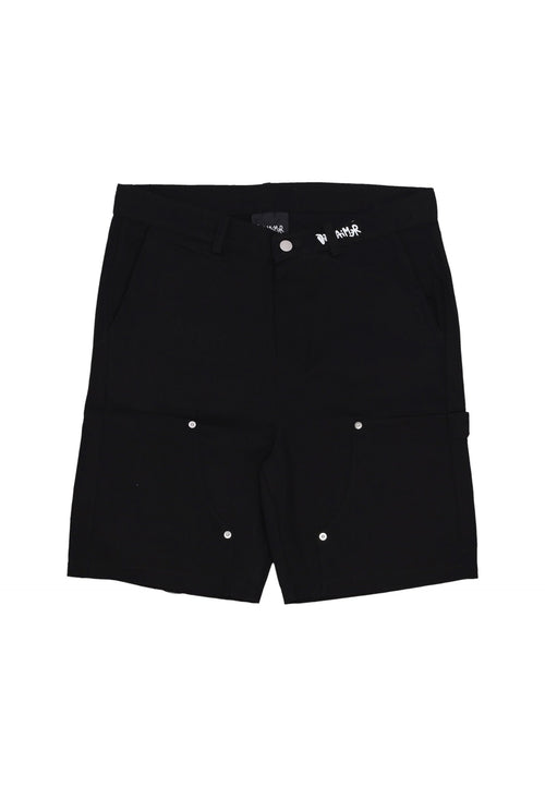 DISCLAIMER Pantalone Corto Uomo Logo Short Black da uomo