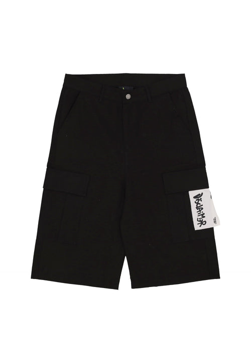 DISCLAIMER Pantalone Corto Uomo Logo Short Black da uomo