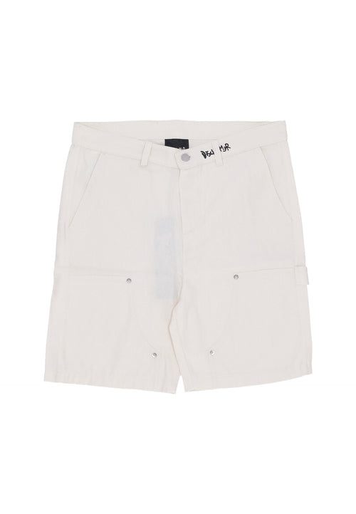 DISCLAIMER Pantalone Corto Uomo Logo Short Milk da uomo