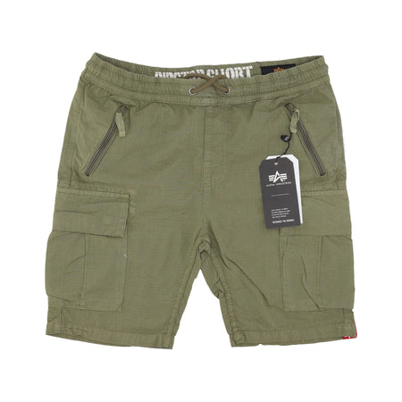 ALPHA INDUSTRIES Pantalone Corto Uomo Ripstop Jogger Short Olive da uomo