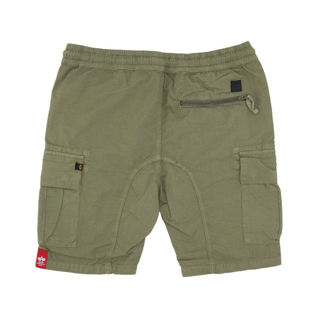 ALPHA INDUSTRIES Pantalone Corto Uomo Ripstop Jogger Short Olive da uomo