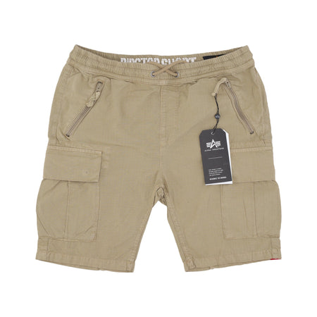 ALPHA INDUSTRIES Pantalone Corto Uomo Ripstop Jogger Short Sand da uomo
