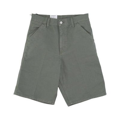 CARHARTT WIP Pantalone Corto Uomo Single Knee Short Park Garment Dyed da uomo
