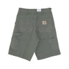 CARHARTT WIP Pantalone Corto Uomo Single Knee Short Park Garment Dyed da uomo