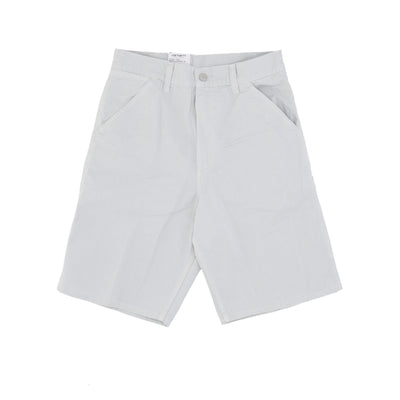CARHARTT WIP Pantalone Corto Uomo Single Knee Short Sonic Silver Garment Dyed da uomo