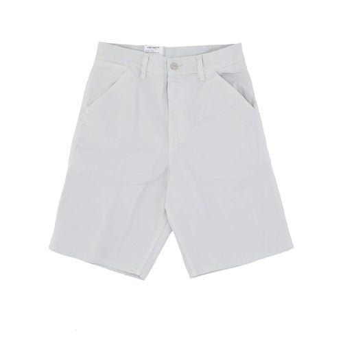 CARHARTT WIP Pantalone Corto Uomo Single Knee Short Sonic Silver Garment Dyed da uomo